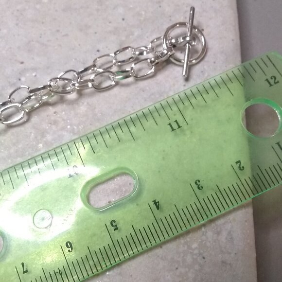 Sweetheart! Plump Purple Agate Heart Necklace! Super Cute & Feminine & Girlie! - Picture 9 of 9